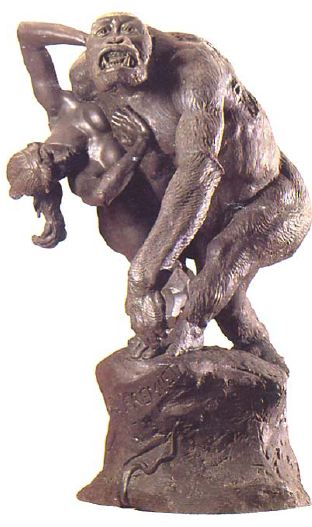 E. ,Fremi�t: Gorilla entf�hrt Frau